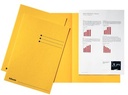 Esselte chemise de classement, jaune, carton de 180 g/m², paquet de 100 pièces