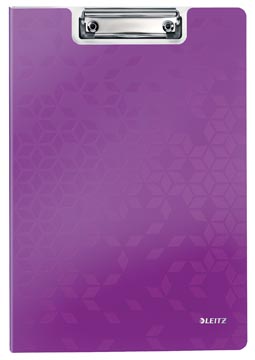 [4199062] Leitz wow plaque à pince avec couverture, ft a5, violet