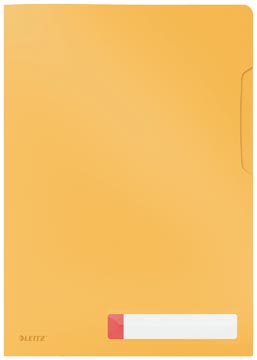 [4708019] Leitz cosy pochette coin, ft a4, pp de 200 micron, opaque, jaune