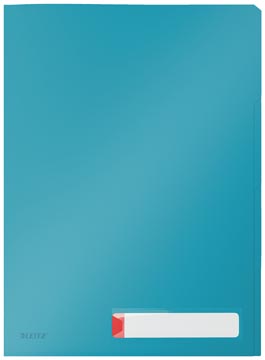[4716061] Leitz cosy pochette coin avec intercalaires, 3 compartiments, ft a4, pp de 200 micron, opaque, bleu
