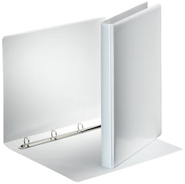 [4970000] Esselte classeur personnalisable, dos de 3 cm, 4 anneaux en o de 16 mm, blanc