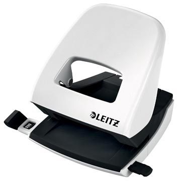[50082001] Leitz nexxt series wow perforateur de bureau, métal, 30 feuilles, perle blanc, blister