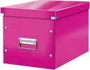 Leitz click & store cube boîte de classement midi-grande, rose