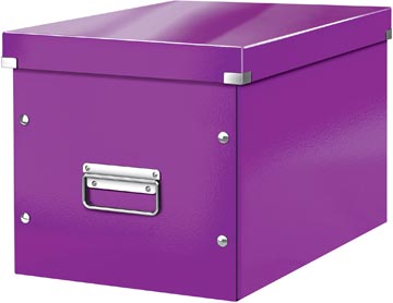 [61080062] Leitz click & store cube boîte de classement midi-grande, pourpre