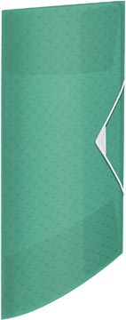 [626223] Esselte colour'breeze chemise à élastiques et rabats, pp, ft a4, vert