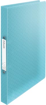 [626242] Esselte colour'breeze classeur à anneaux, 2 anneaux, pp, ft a4, avec farde souple, bleu