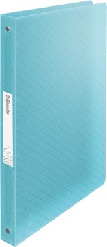 [626247] Esselte colour'breeze classeur à anneaux, 4 anneaux, pp, ft a4, avec farde souple, bleu