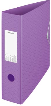 [628428] Esselte ordner colour'breeze, ft a4, en polyfoam, dos 7,5 cm, lavande