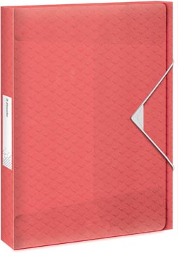 [628449] Esselte colour'breeze boîte de classement, ft a4, 2,5 cm, corail