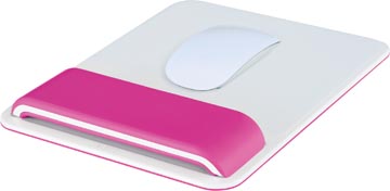[6517023] Leitz ergo wow tapis de souris avec repose-poignets réglable, rose