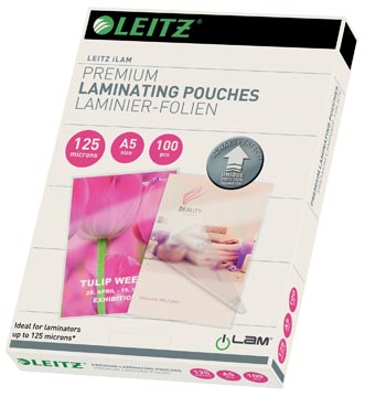 [74930000] Leitz ilam pochette à plastifier ft a5, 250 micron (2 x 125 micron), paquet de 100 pièces