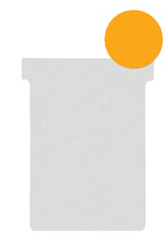 [V20020O] Nobo fiches t indice 2, ft 85 x 60 mm, orange