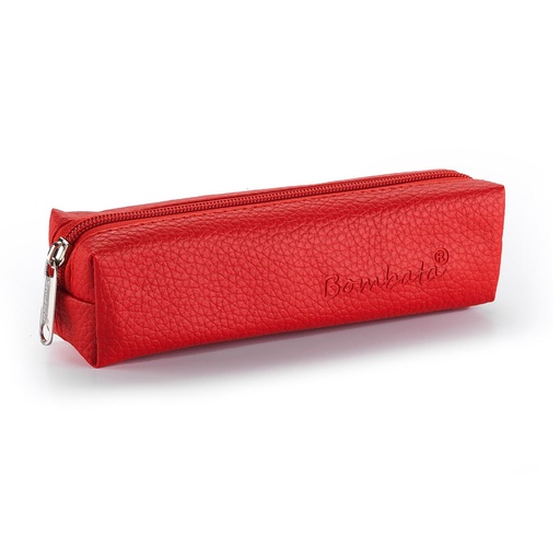 [H4P00713/5] Pencil case bombata classic red