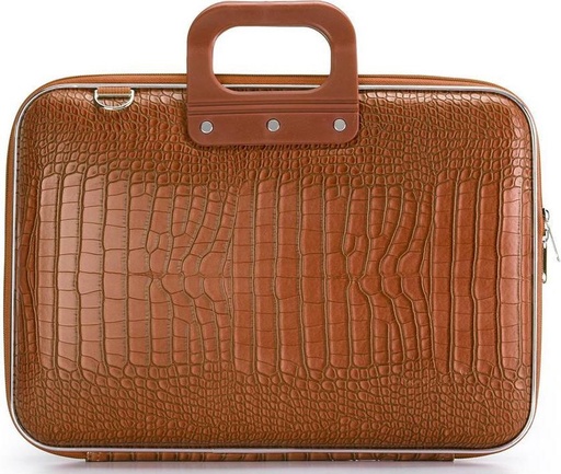 [H4PE00661/32] Briefcase coccobombata 15 terracotta