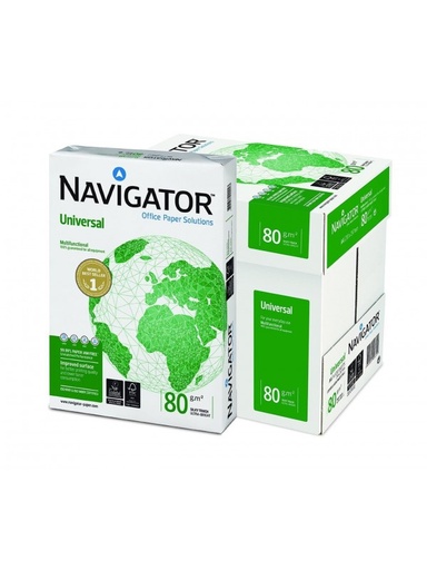 [HNAV08005] X 5 cartons papier navigator 80g a4 REF 490