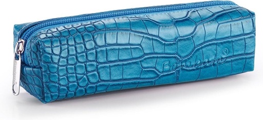 [H4PE00714/22] Pencil case bombata cocco turquoise