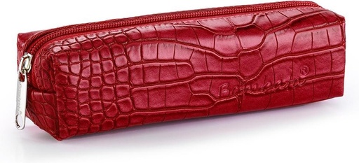 [H4PE00714/5] Pencil case bombata cocco red