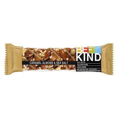 [15467] Be-kind barre caramel almond & sea salt, 40 g, paquet de 12 pièces