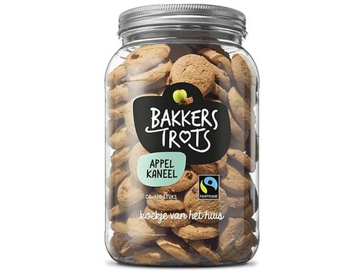 [336840] Hoppe bakkers trots biscuits pomme cannelle, boîte de 880 g