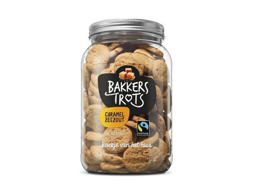 [33686] Hoppe bakkers trots biscuits caramel et sel marin, boîte de 880 g