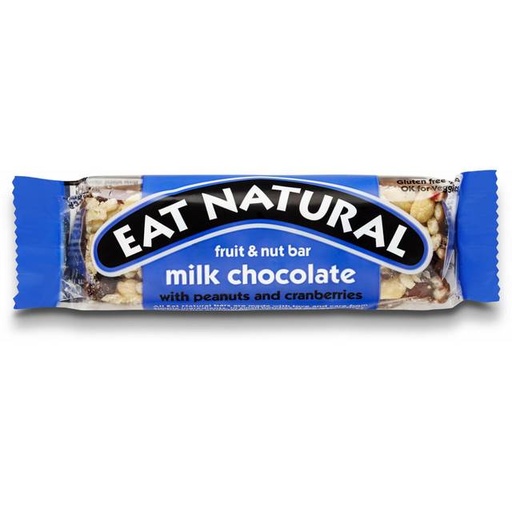 [33783] Eat natural barre, fruit - noix - chocolat au lait, 45 g, paquet de 12 pièces