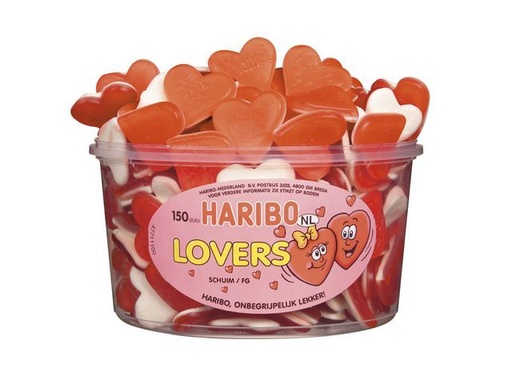 [36317] Haribo lovers confiserie, boîte de 150 pièces