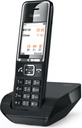 Gigaset comfort 550 téléphone dect sans fil, noir
