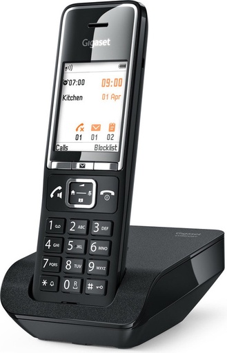 [6866192] Gigaset comfort 550 téléphone dect sans fil, noir