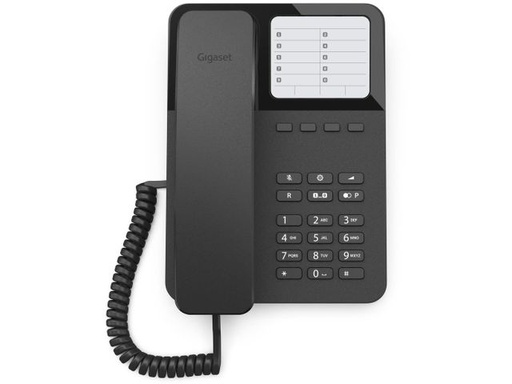 [6868820] Gigaset desk400 téléphone filaire, noir