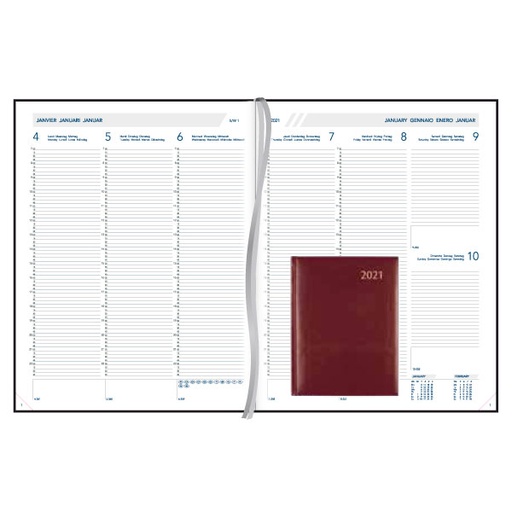 [2715R] Blocs-mémo et cahiers / agendas / agendas de comptoirplan-a-weekflorence bordeaux210270